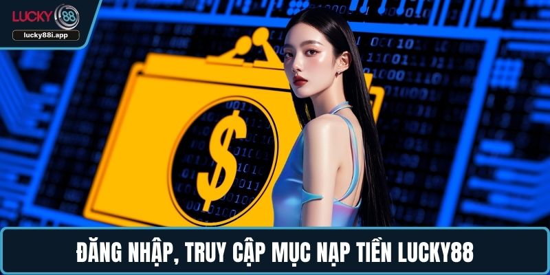 Đăng nhập, truy cập mục nạp tiền LUCKY88