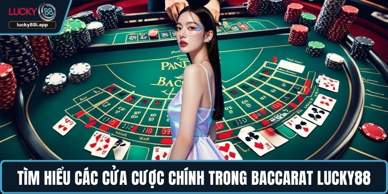 Tìm hiểu các cửa cược chính trong Baccarat LUCKY88